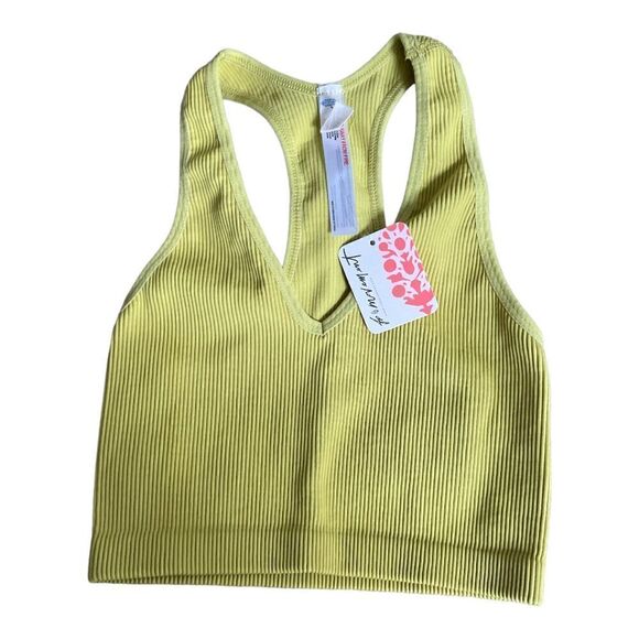NWT FP Movement Free Throw Crop Tank XS in Sparkling Citrus - Picture 5 of 7